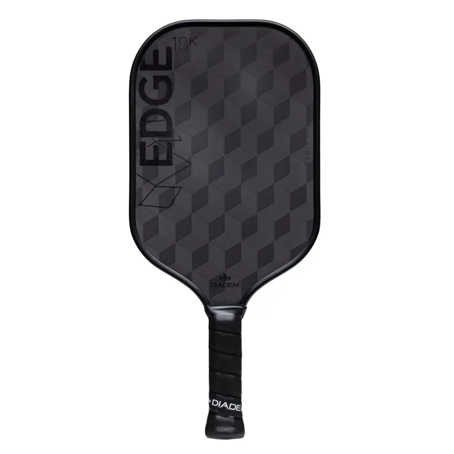 Diadem Edge 18K 16mm — All Black pickleball paddle