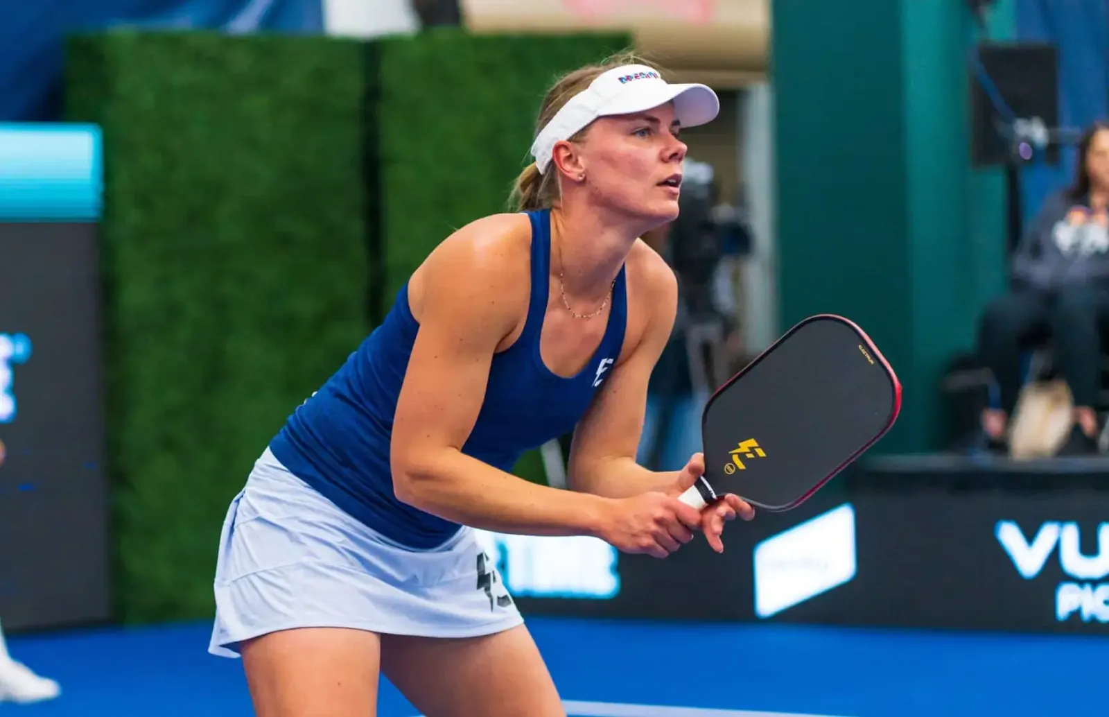 Pro pickleball player Lina Padegimaite on the court