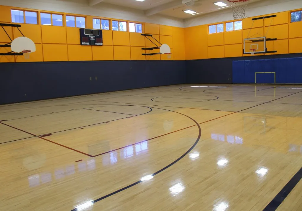 Indoor pickleball court at the Capital City Athletic Club