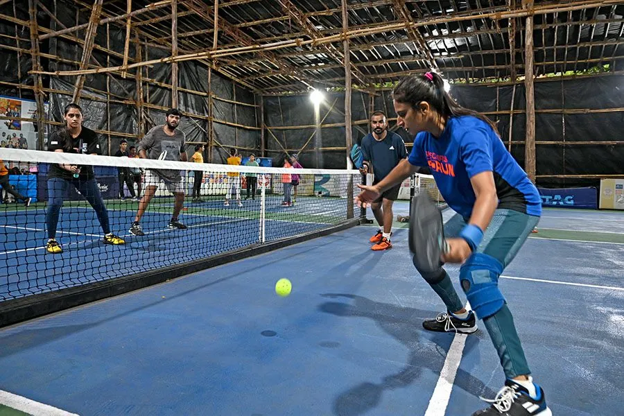 Indoor pickleball outfit for women