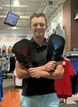 Austin pickleball coach Jack Corrigan, a UT Austin grad and former multi-sport high school athlete