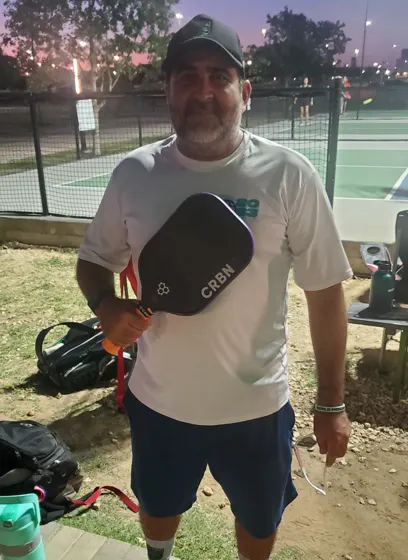 Austin pickleball coach Jason Ojeda, a multi-division medalist and active event organizer