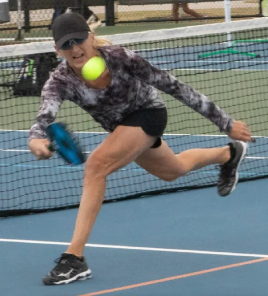 Austin pickleball coach Kersten Hallander, a national-champion racquetball player turned pickleball pro