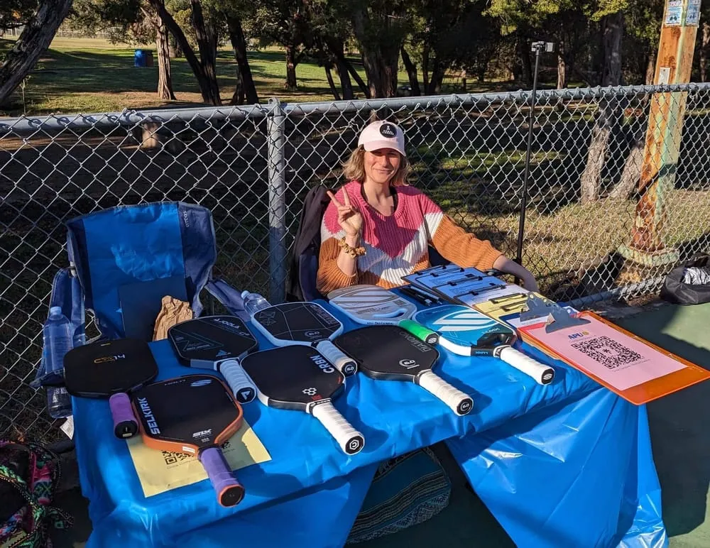 Paddle demo day hosted by Austin Pickleball Update at SARC