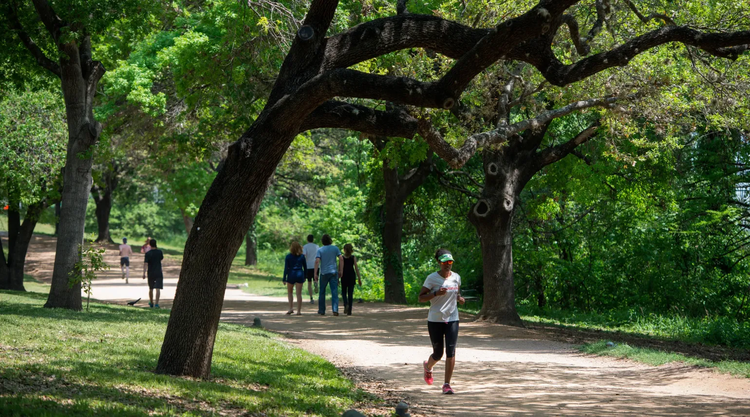 The Ann and Roy Butler Hike-and-Bike Trail along Lady Bird Lake in Austin