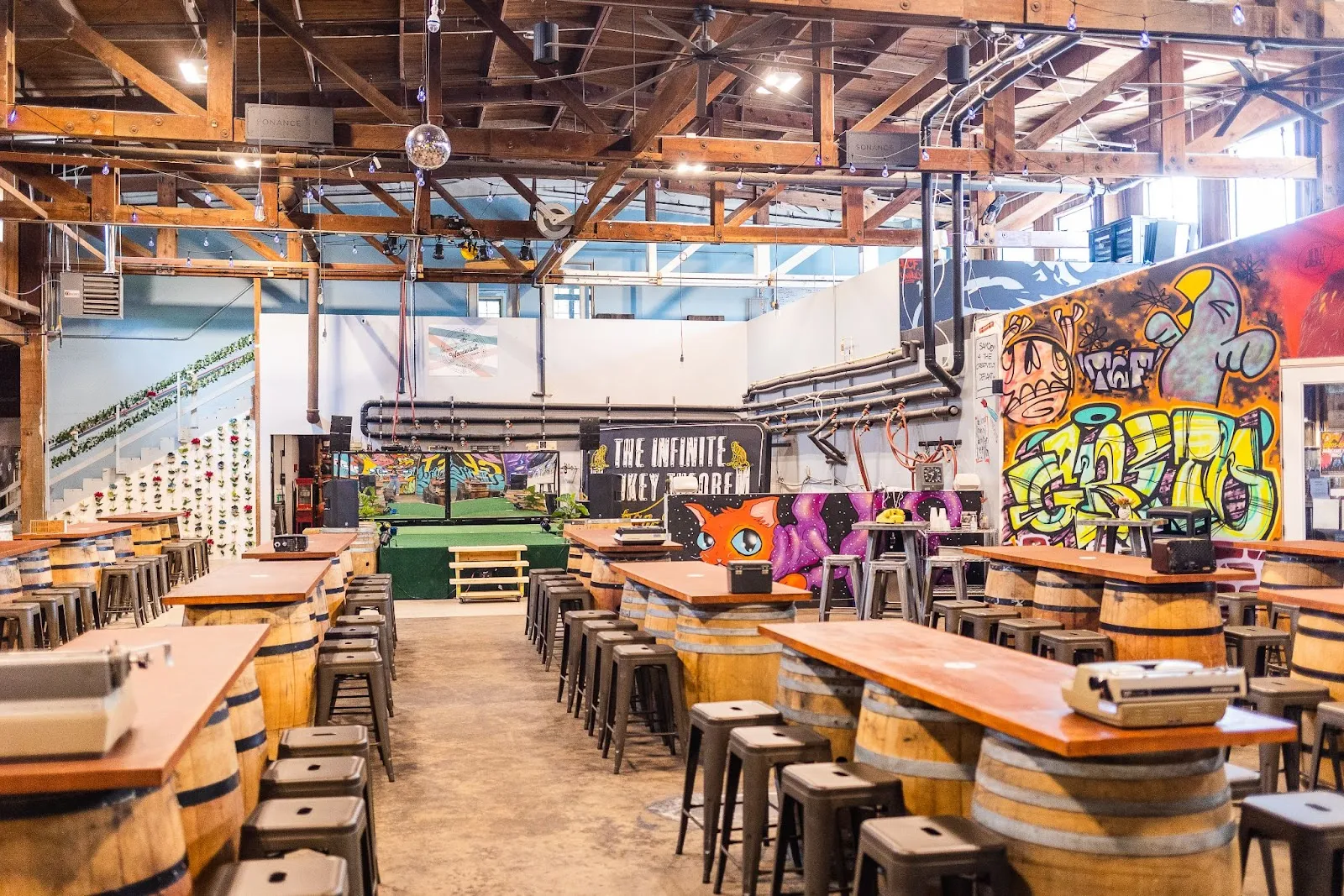 Wine and whiskey tasting at a tasting room in Austin