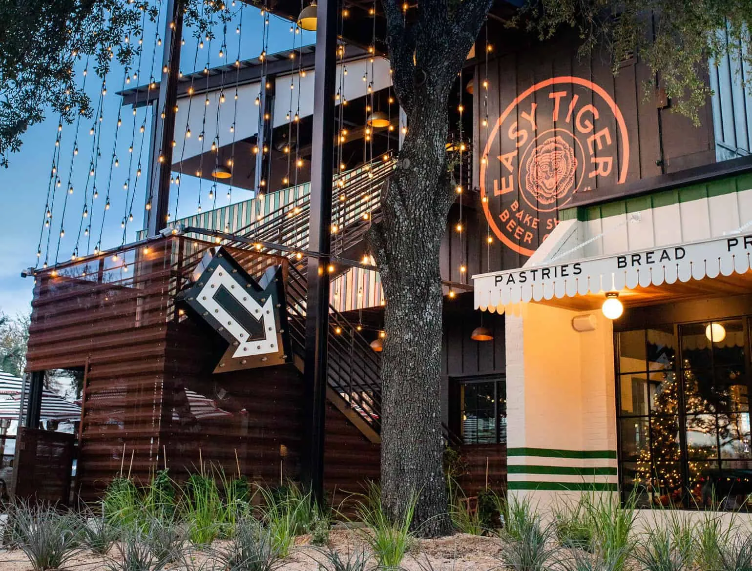 Brunch and pastries at Easy Tiger Bake Shop and Beer Garden in Austin