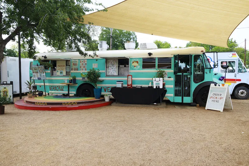 Migas tacos from the Veracruz All Natural food truck in Austin